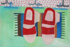 Röda träskorna / Red shoes
